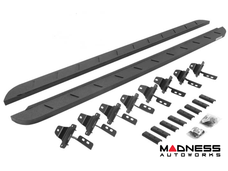 Jeep Gladiator Step Slider - Go Rhino - RB10 Slim - Bedliner Coat - `20-`25 Jeep Gladiator Step Slider - Go Rhino - RB10 Slim - Bedliner Coat - `20-`25